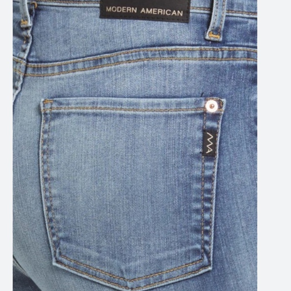 Fidelity Denim Modern American Lafayette Crop Jeans in Waterford Size: 27 - Picture 5 of 9